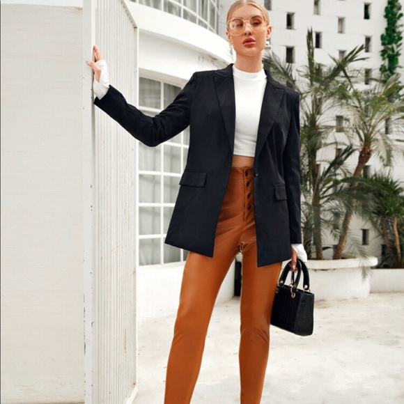 LOFT Jackets & Blazers - Loft Black One Button Blazer